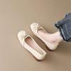Soft-soled small fragrant style Mary Jane shallow mouth single shoes women's 2025 spring new one-pedal ballet shoes French ladle shoes
