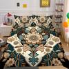 Set Copripiumino 3D Stampa Floreale Donna Tessili per la Casa Poliestere Dimensioni Queen Set Copripiumino per Letto