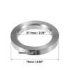 X AUTOHAUX Set of 4 OD 75mm to ID 57.1mm Aluminum Alloy Car Hub Centric Rings Wheel Borealis Spacer