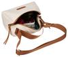 PTN JN-03-6652 Ivory-Brown bag