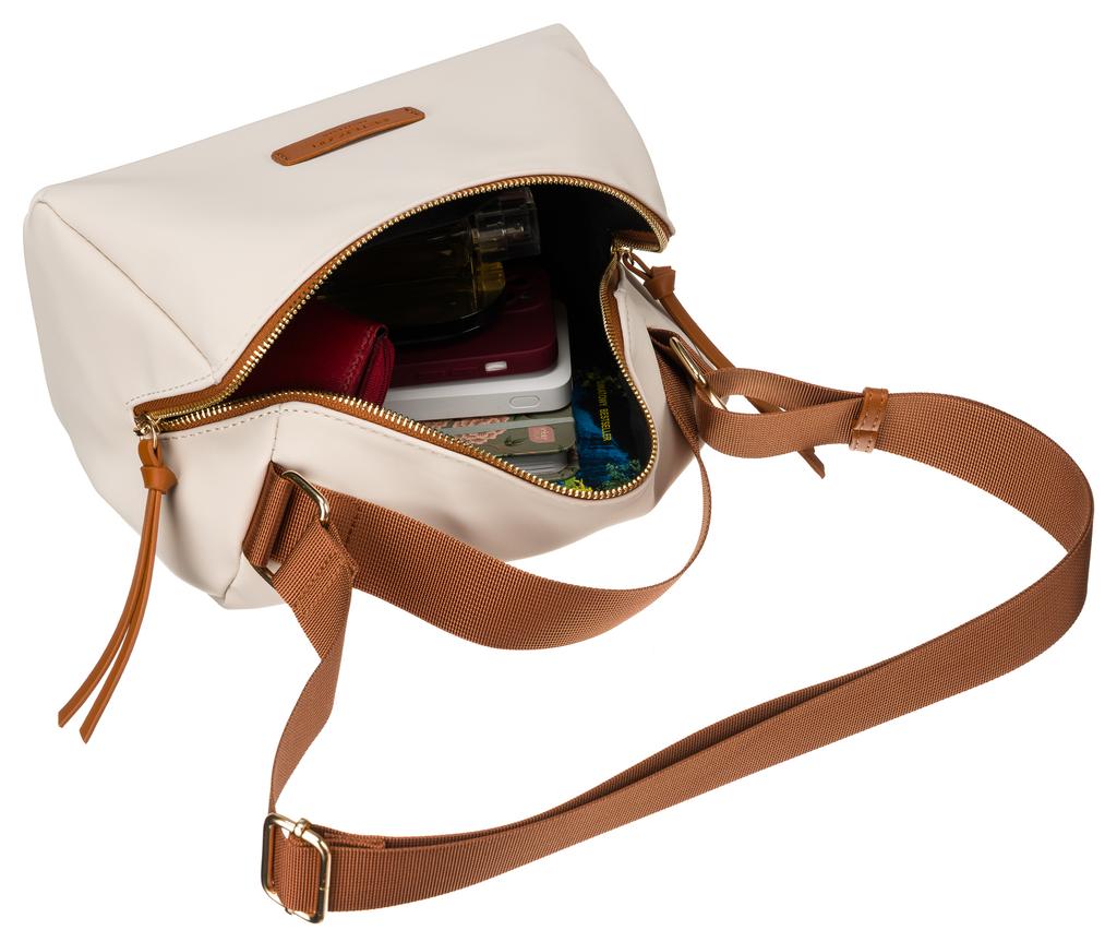 PTN JN-03-6652 Ivory-Brown bag