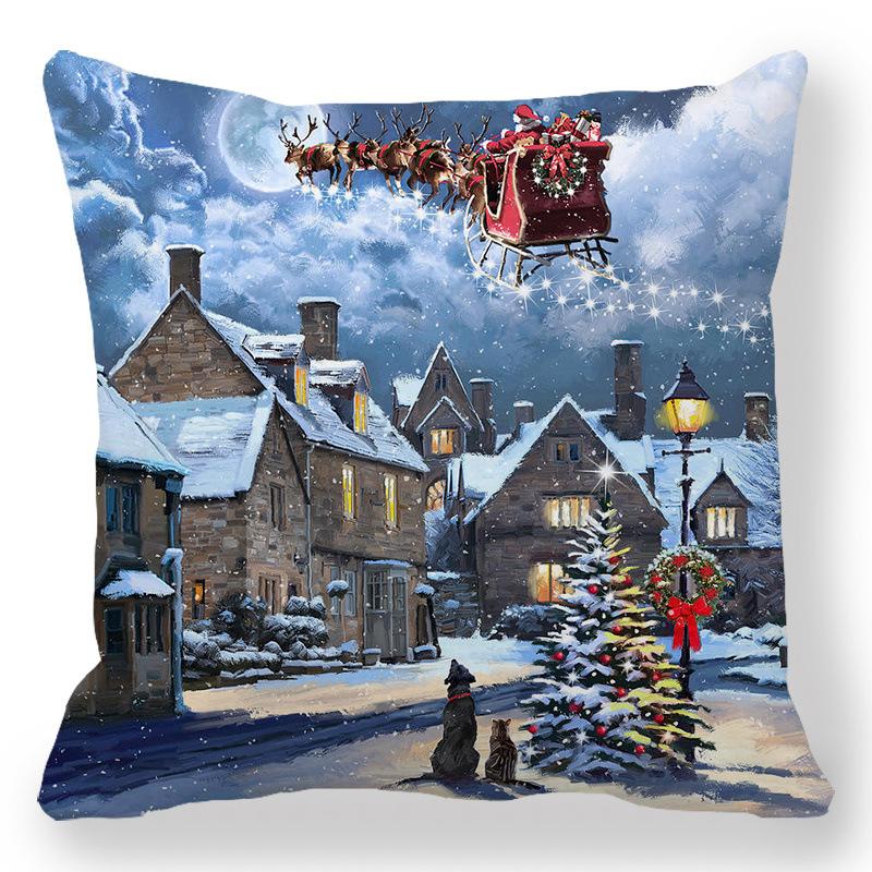 New Christmas Pillow Case 30*50cm,40*40cm,45x45cm, Cushion Cover Home Christmas Decoration Pillow Case