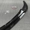 Gloss Black Or Carbon Look Car Front Bumper Lip Splitter For BMW 1 Series E82 E88 2008-2013 Bumper Canard Lip Splitter Body Kit