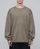 MUSINSA STANDARD Minimal Oversized Crew Neck Knit [Dusty Beige]