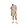 Nike Solid Color Letter Logo Print Crew Neck Short Sleeve T-Shirt Men Tops Khaki DO7393-247