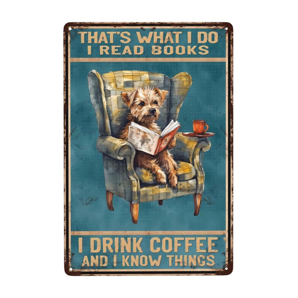 Mfoever  Coffee Metal Signs Bernese Mountain Dog Coffee Co Awaken The Senses Signs Vintage Signs for Home Cafe Kitchen X Inch