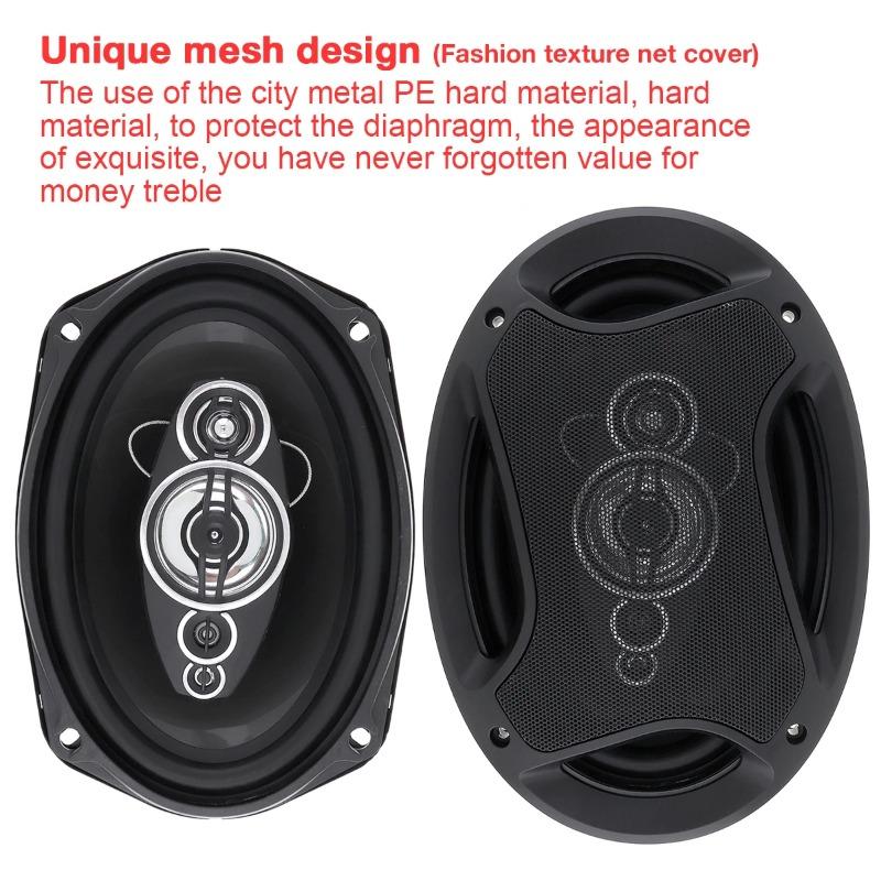 800W Car Coaxial  Auto Audio Music Stereo Full Range Frequency Hifi Speakers Non-destructive Installation