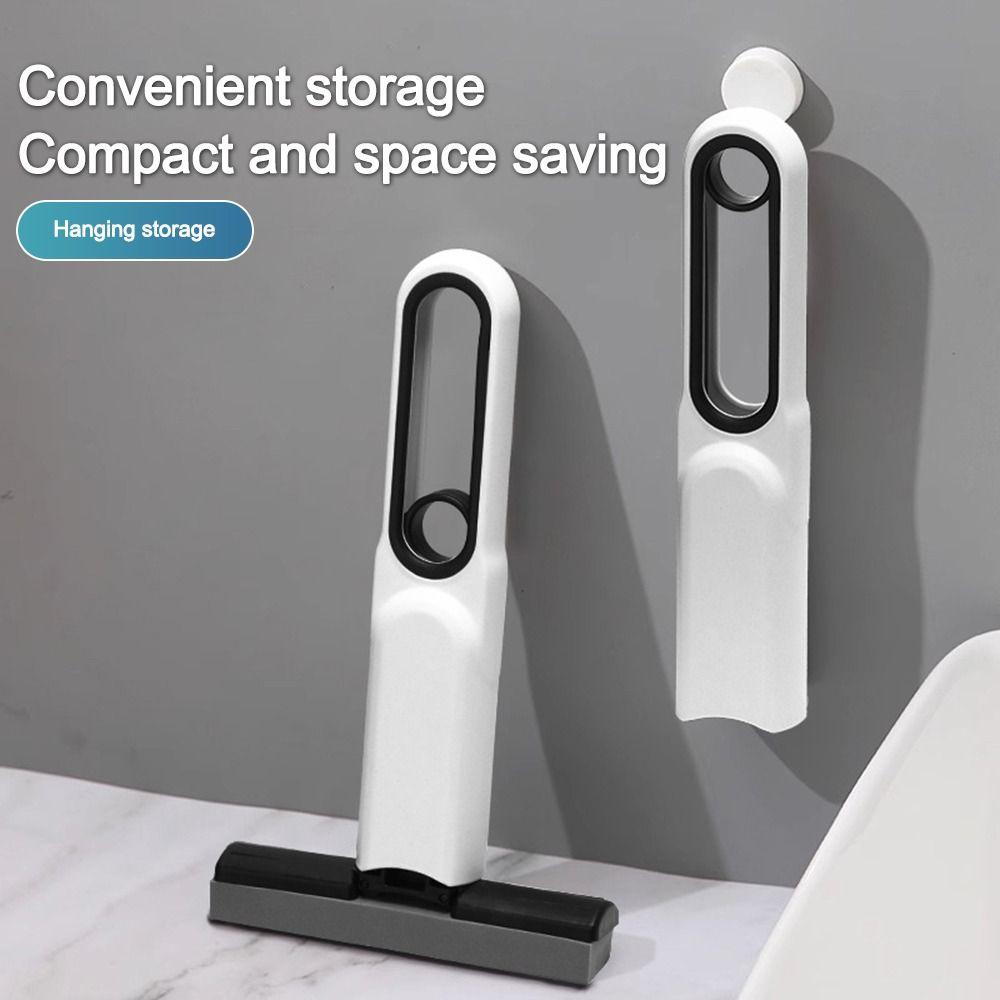 Powerful Squeeze Folding Mini Mop Wet and Dry Use Multifunctional Self-Squeezing Mop Portable Strong Absorbent Sponge Mop