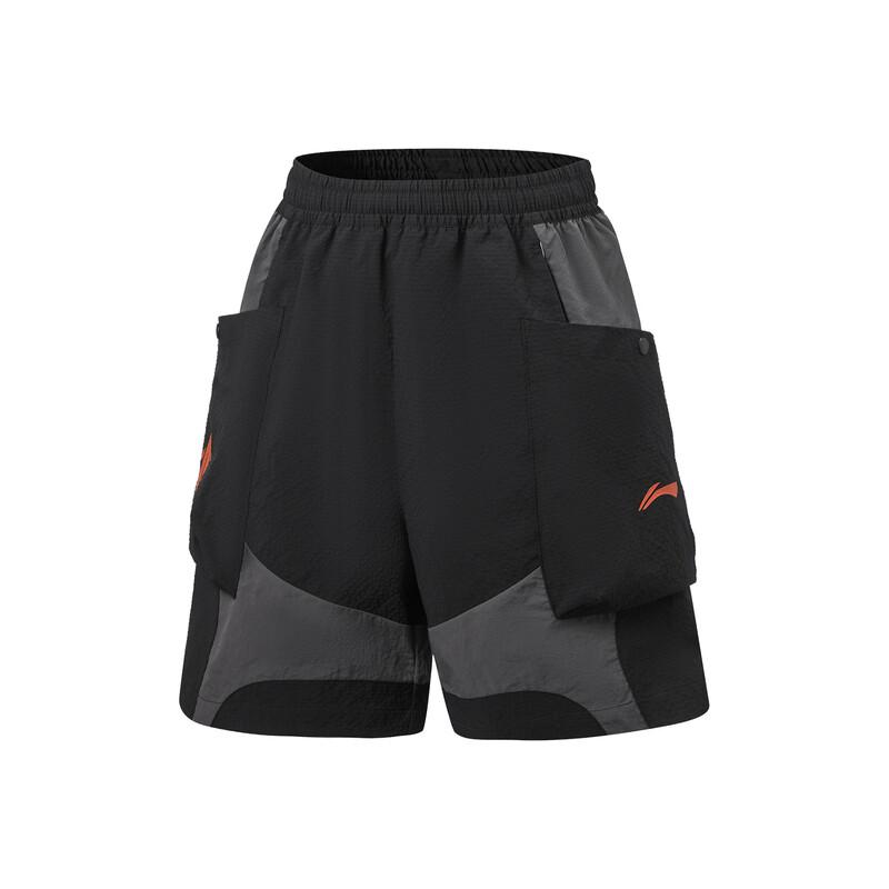 LI-NING Boys  Jimmy Butler Colorblock Sports Shorts 140