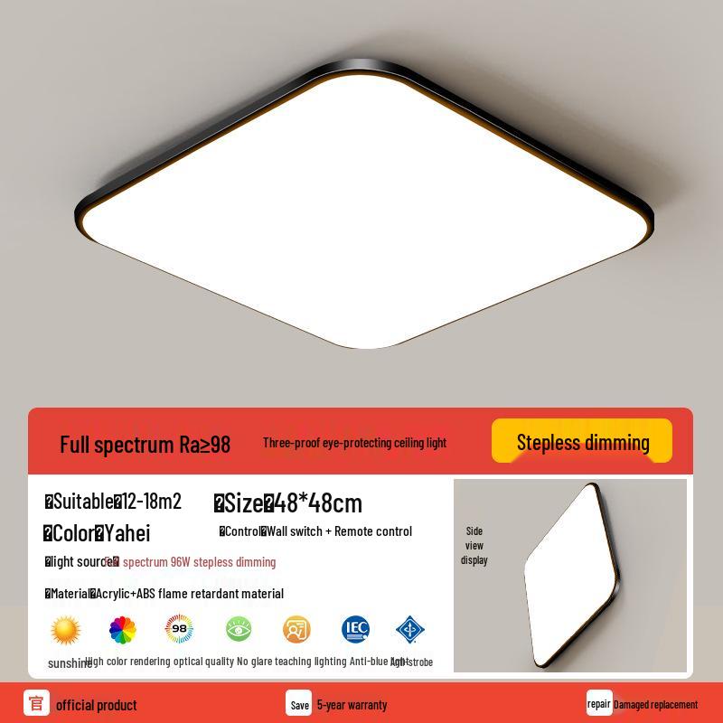 Round Waterproof LED Ceiling Light for Kitchen, Bathroom, Bedroom, Balcony, or Corridor