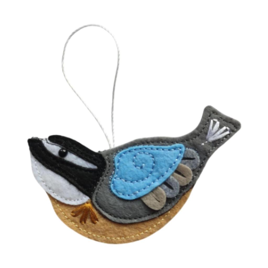 Plstěná ptačí ozdoba Závěsná dekorace na vánoční stromeček Sváteční párty Domácí dekorace na strop