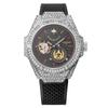 Tekken Collaboration Heihachi Watch Automatic 5 ATM Water Resistant Mineral Glass Gray Dial [AngelClover] TE44SSZ-HE Men's [Authentic]