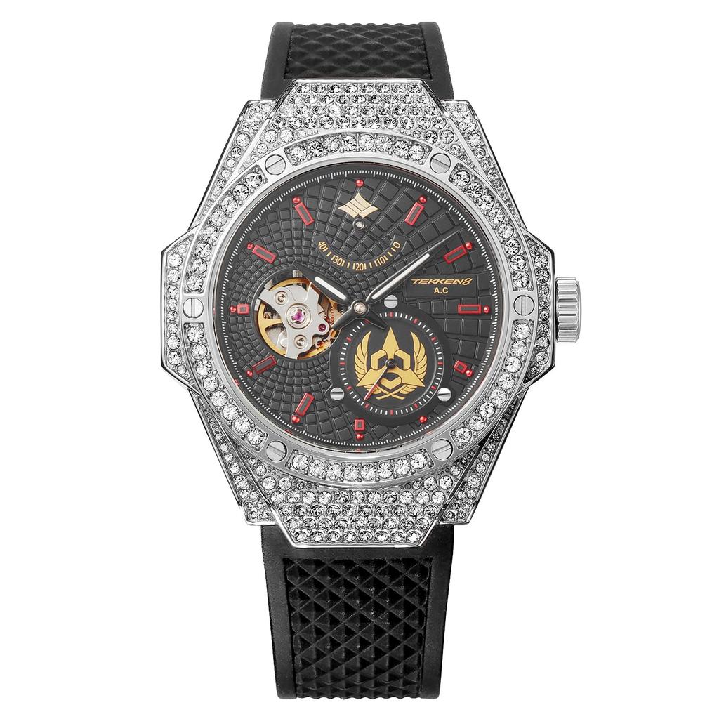 Angel Clover Tekken Collaboration Heihachi Men's Automatic Watch Grey Dial TE44SSZ-HE