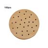 100pcs with Holes Food Disposable Paper Liner Baking Oil-proof Paper  Steamer