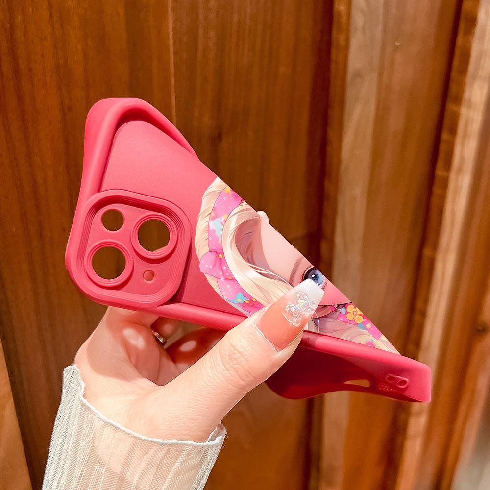 Soft Silicone Square Ladder Printing Pattern Phone Casing Full Cover Camera Shockproof Protection Rubber Case for Samsung