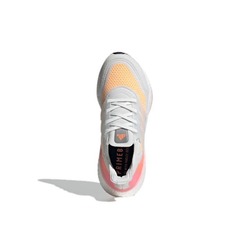 Adidas Women's UltraBoost 21 'White Acid Orange' Women's Sneakers FY0400