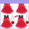 Vestido de Verano Milagroso: Las Aventuras de Ladybug y Cat Noir con Falda Plisada para Niños de 3 a 8 Años