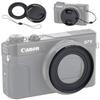 JJC Filter Adapter Lens Cap Kit for Canon PowerShot G7X Mark III G5 X Mark II + II, G7XM3, G7XM2, G7X, G5X,