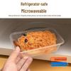 Boyiduo Contenant Alimentaire Rectangulaire Jetable avec Couvercle, 1000ml, Pack de 50