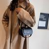 Korean Trendy High-End Women's Spring/Summer 2024 Textured Square Crossbody Bag