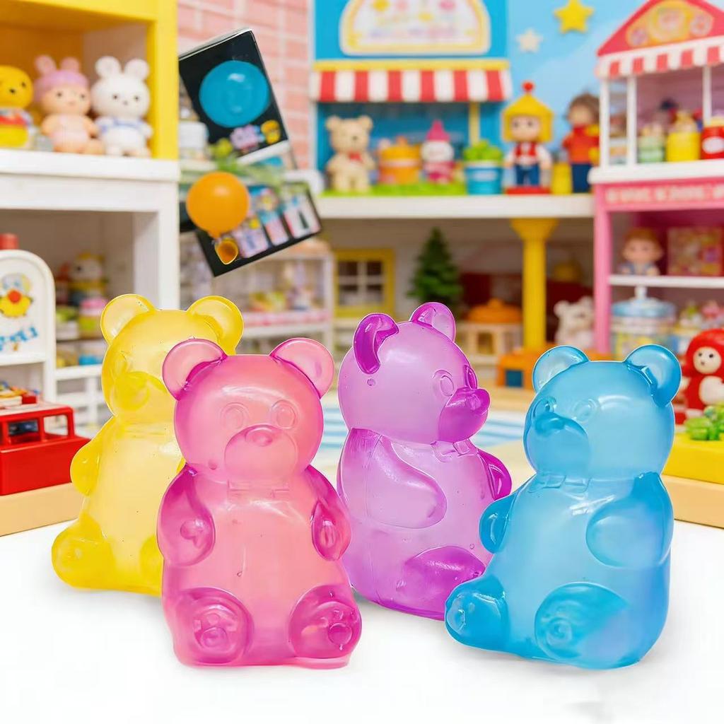 Hot Cute Bear Sensory Fidget Toy Stress Relief Squishy Toy For Focus Calming Adhd Anxiety Relief Office Desk Decor