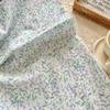 100% Cotton Korean Style Gentle Floral Digital Print Fabric for Women's, Children's, and Adult Clothing & Home Wear