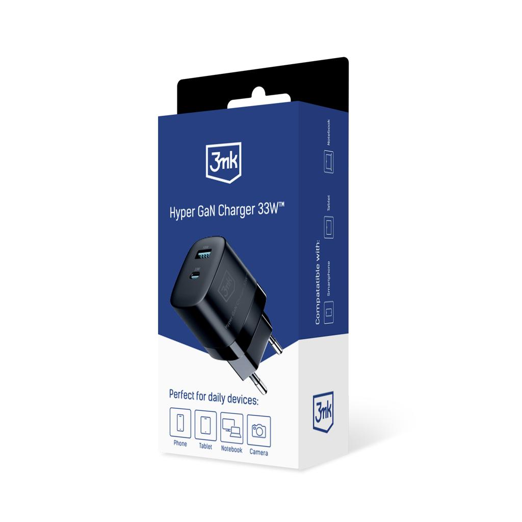Accessories - 3Mk Hyper Gan Charger 33W Black