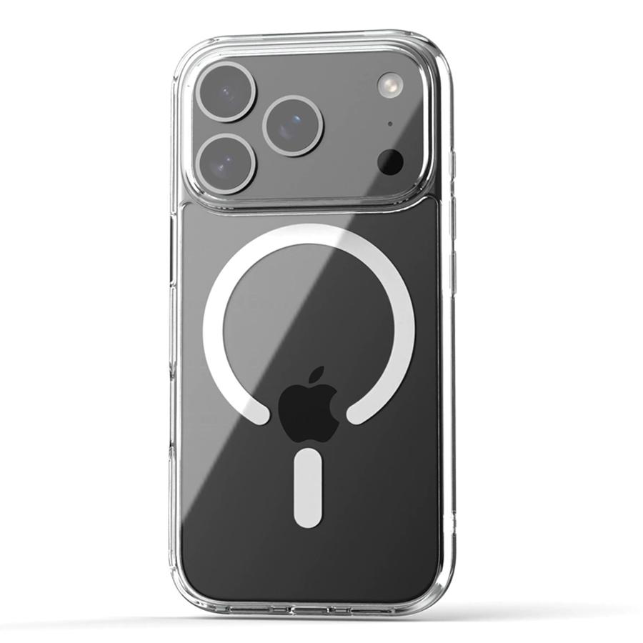 Magnetic  Clear Case For iPhone 17 Air 16 15 14 13 12 11 Pro Max mini XS XR Funda For Magsafe Silicone Transparent Cover