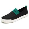 New Summer Mens Shoes Trendy, Comfortable and Versatile Breathable Low Top Flat Bottom One Foot Pedal Mesh Panel Shoes