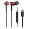 Audio Technica ATH-CKD3C RD In-Ear Headphones USB Type-C Microphone Wired Cable 1.2m Suitable for Teleworking Remote Work Web Conferencing PC Windows