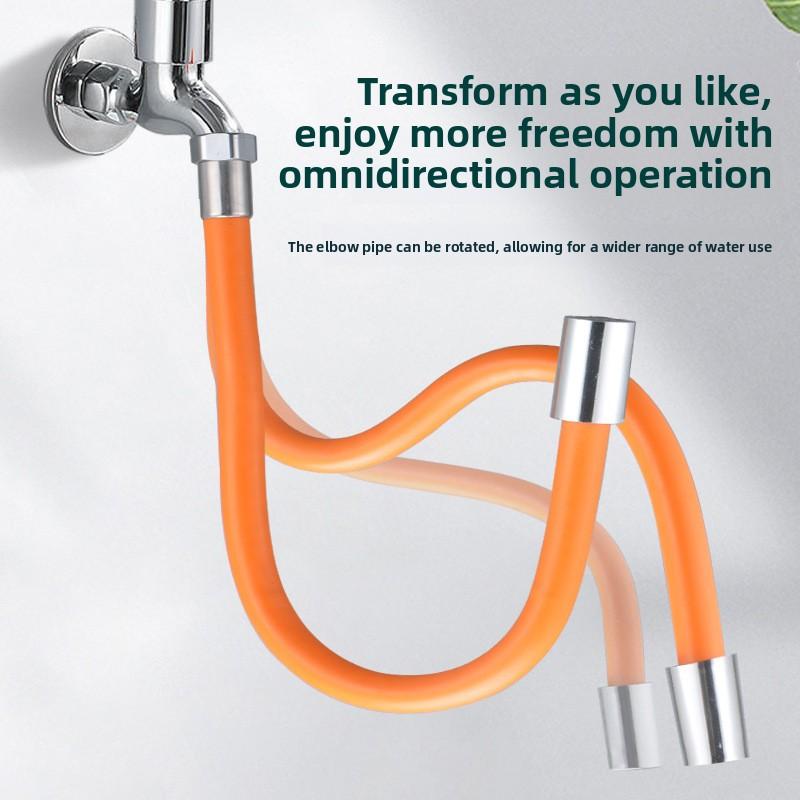 Faucet Extension Pipe, Water Pipe Extender, Universal Shaped Filter Splash-proof Universal Hose, Faucet Hose