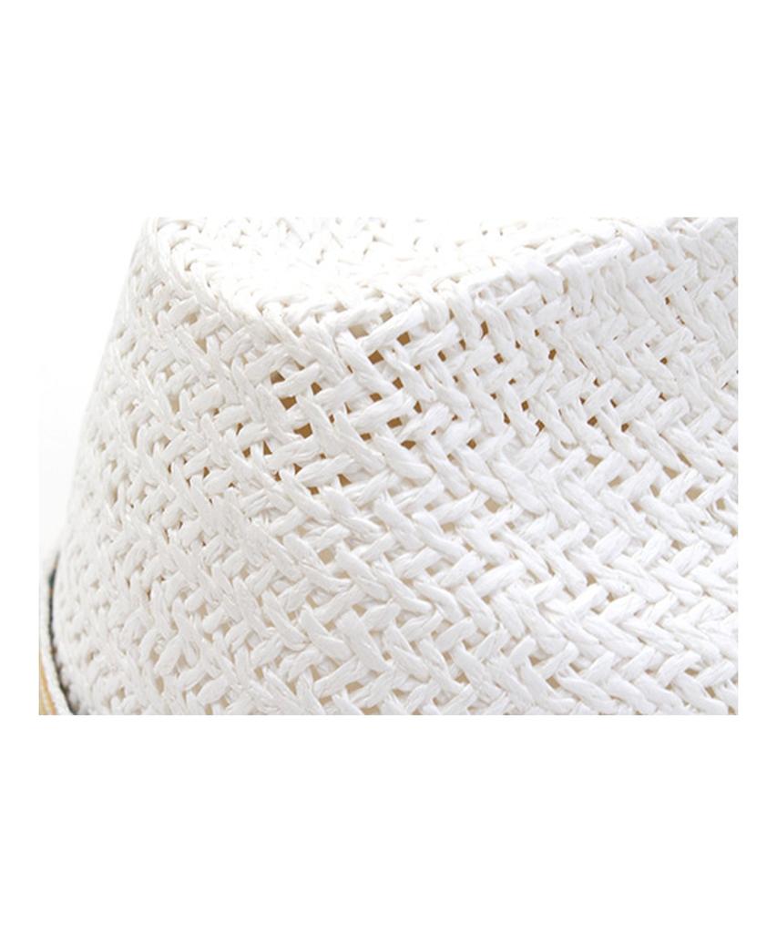 Yunibeosyeolkemiseuteuli Cool Line Swing White Short Fedora Summer Fedora