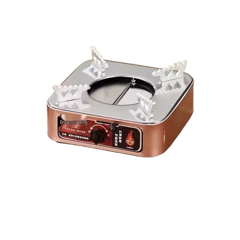 Rose Gold Drawer Alcohol Hotpot Stove
