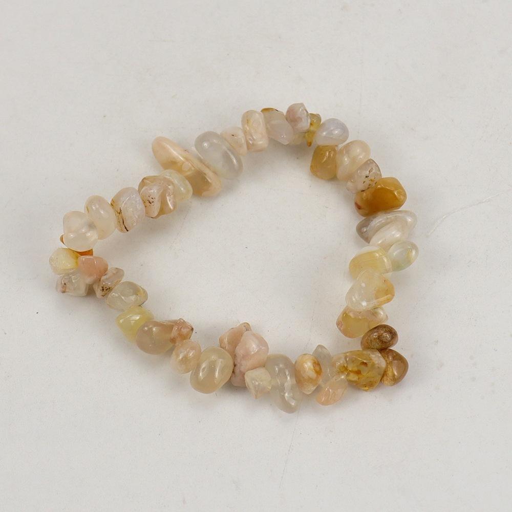 Handmade Beads, Natural Crystal Gravel Bracelet Bracelet B54
