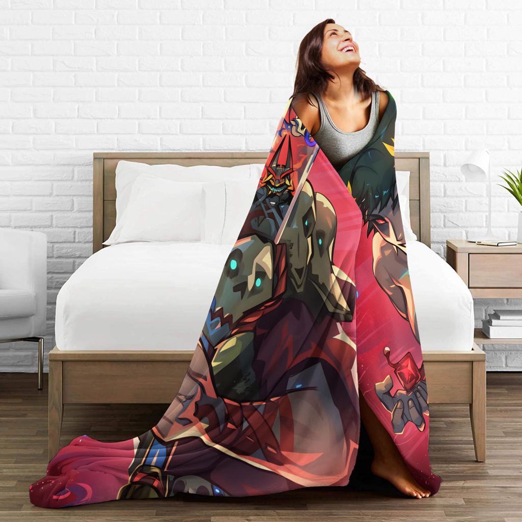 Hades Zagreus Super Soft Blankets  Camping Plush Throw Blanket Pattern Bedroom Flannel Bedspread Sofa Bed Cover