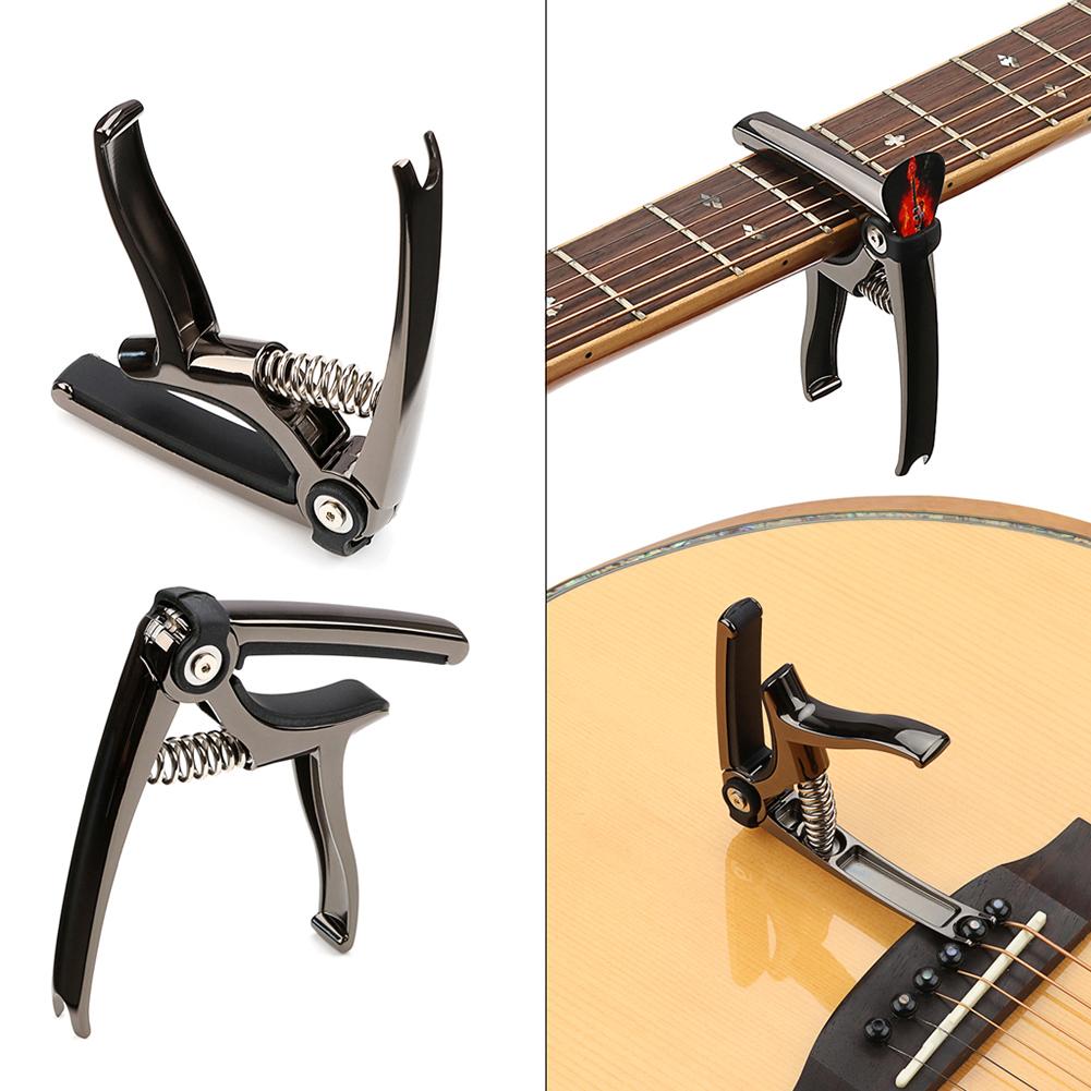 Guitar Capo Zinc Alloy Electronic Guitar Capo Lightweight Universal Acoustic Classical Electric
