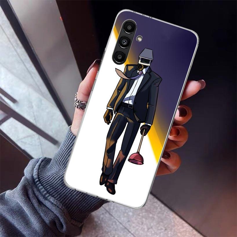 S-Skibidi Toilet Mobile Cell Phone Case For Samsung Galaxy A17 A57 A37 A16 A26 A36 A56 A15 A25 A35 A55 A14 A13 A54 A53 A34 A24 A