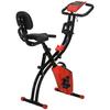 HOMCOM Foldable Exercise Bike, 8 Levels of Magnetic Resistance, Hand Pulse Sensors