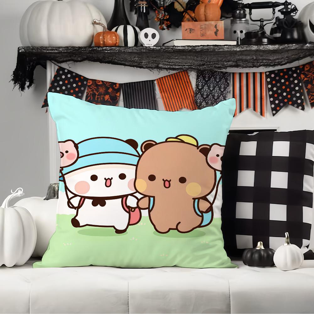 Cartoon Cute O-One Or Two Pillow Case Office Cushions Suitable For Sofa Car Bedroom Decorative Cushion Cover