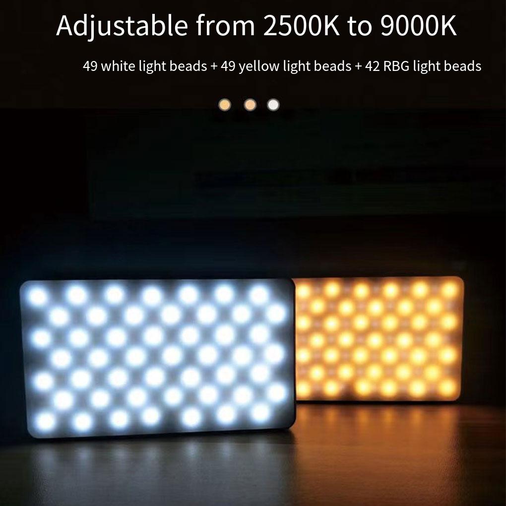 W140 CRI 95 LED Video Light Portable Camera Photo Light Panel Dimmable for DSLR Camera Camcorder High Brightness