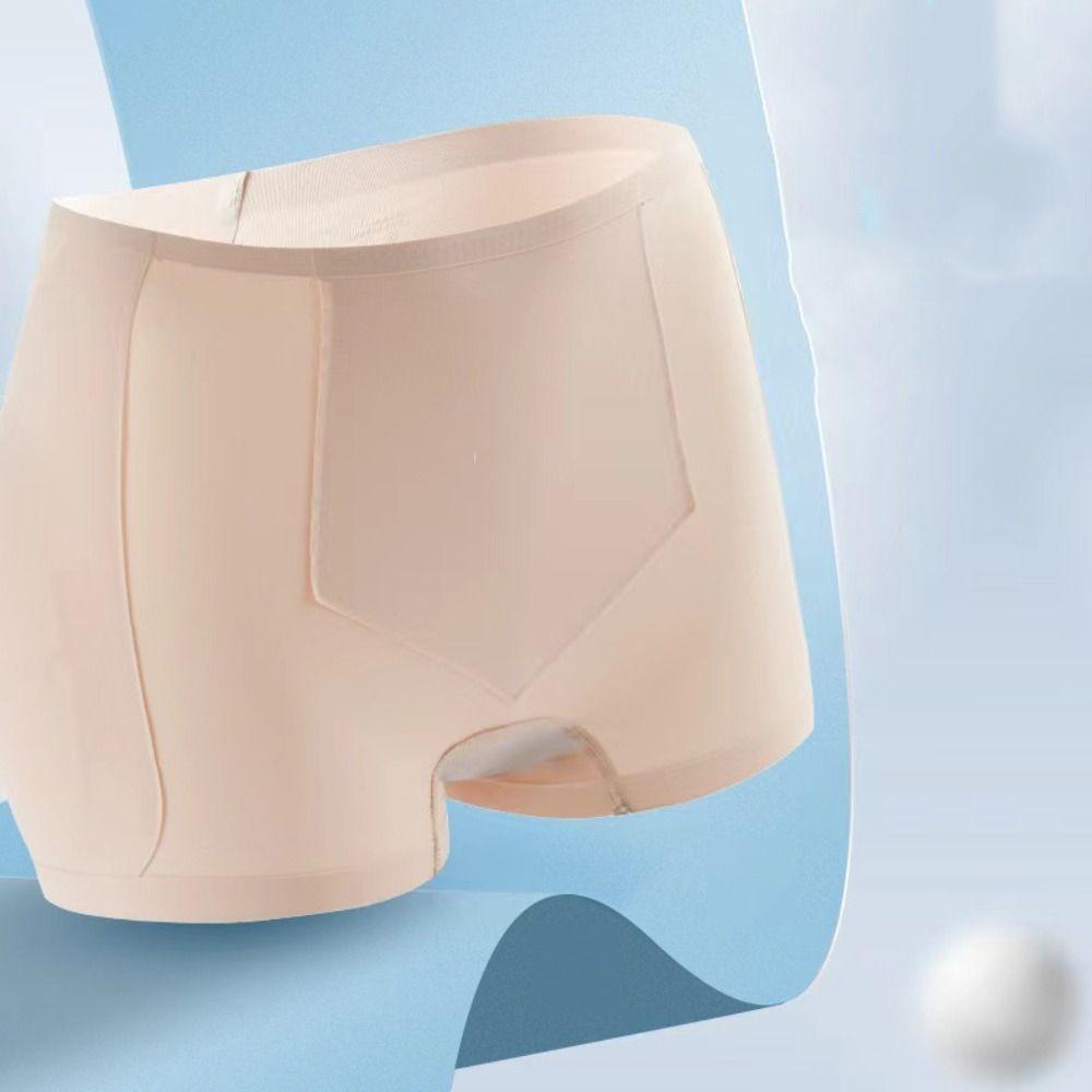 High Waist Tummy Control Underwear Slimming Shapers Body Shaping Panties Shapewear with Pads Daily