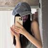 Classic Denim Beret Hat For Women With Wide Brim And Adjustable Fit For Spring And Fall