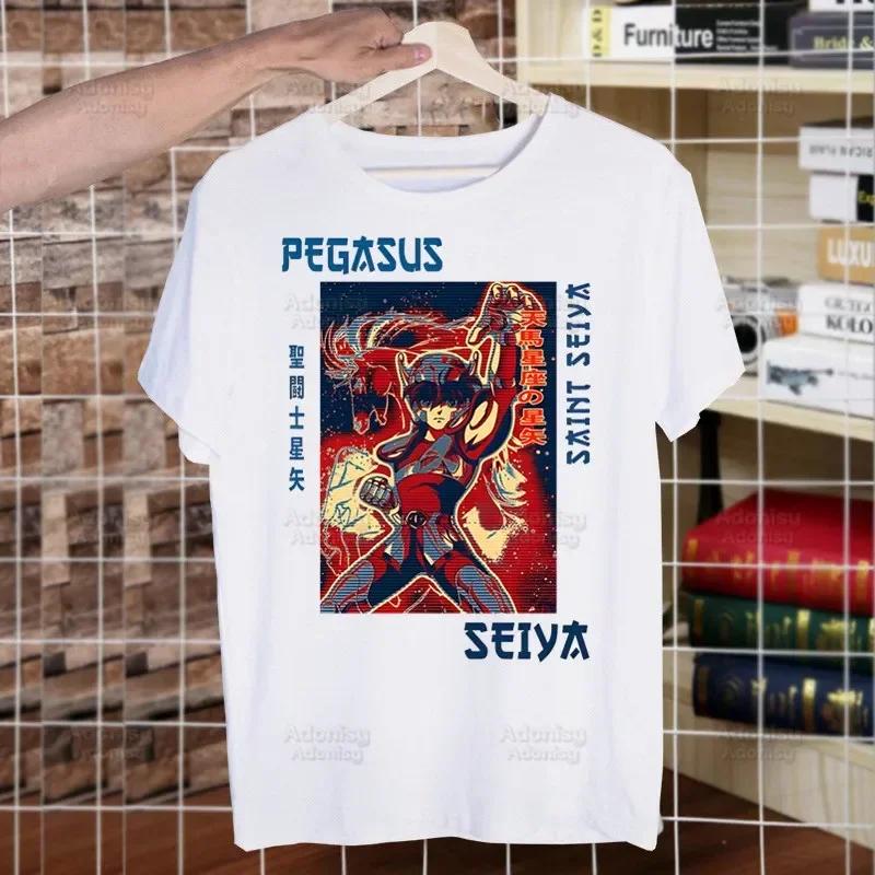 Saint Seiya Anime Manga Phoenix T-shirts Summer Men/Women Hip Hop Funny Print Tshirt Streetwear T Shirts Short Sleeve Tops