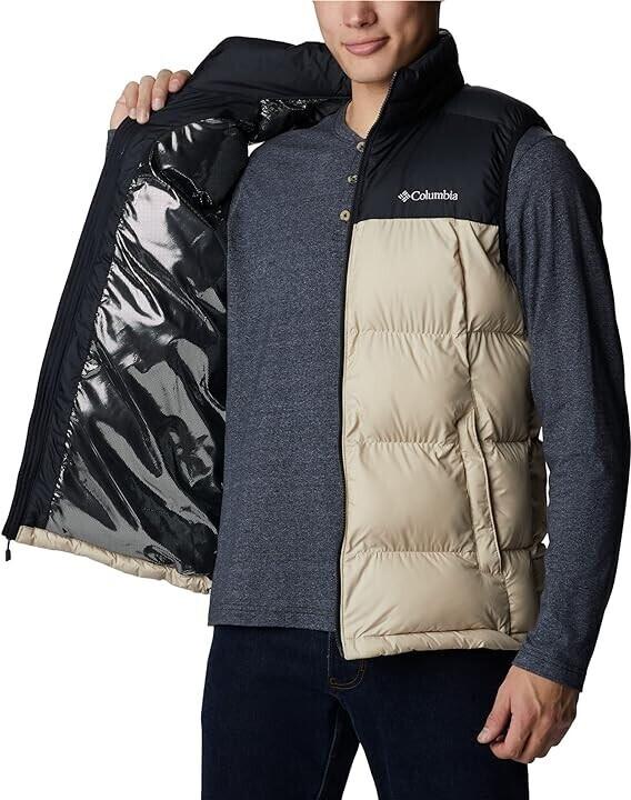 Куртка Columbia Men's Pike Lake Vest бежево-черная