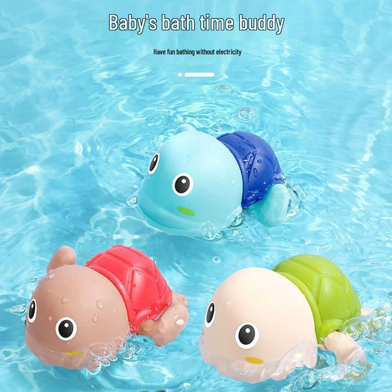 Wind-up Turtle & Duck Bath Toys for Kids