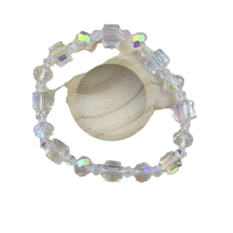 Women's Beaded Simple Fashion Crystal Bracelet, Female Sweet Temperament Korea