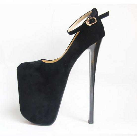 Women's Sky-High Platform Heels: 19-22cm, Sizes 34-46, Round Toe, Multiple Styles