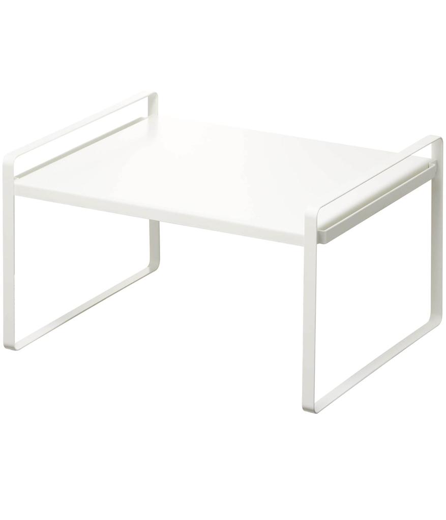 Yamazaki Toaster W41 X X Kitchen Lower Shelf for Hooks 5186 Rack, White, Approx. D33.5 H22.5cm, Plate-Compatible Rack, Work, Included,