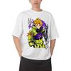 Dragon Ball Z Majin Buu (Super Buu) Anime Black T-Shirt Comfortable Fashion Vintage Double-Sided Band Graphic Print Women And Men T-shirts