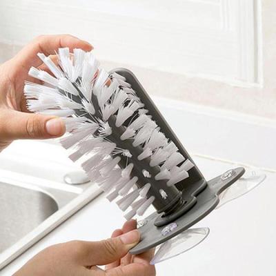 1 einfache Saugflasche Glasreinigungsbürste
